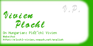 vivien plochl business card